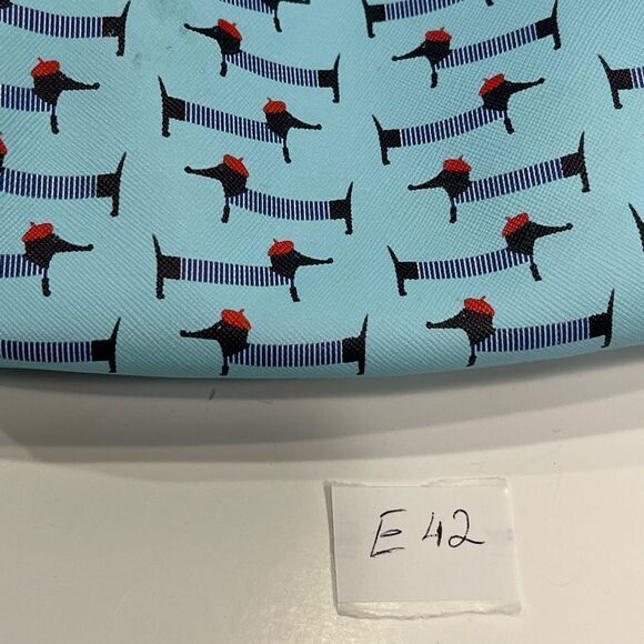 French Beret Dachshund Pencil Case Makeup Tote Travel by Danielle Creations - Picture 8 of 8